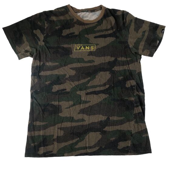 Vans Mens Short Sleeve Tee Camouflage Slim Fit Size Medium - Picture 2 of 14